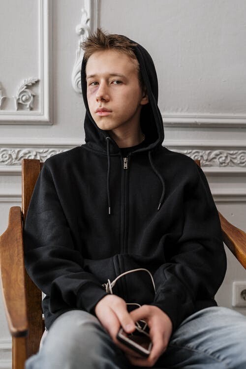 YP in hoody