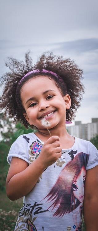 girl with flower