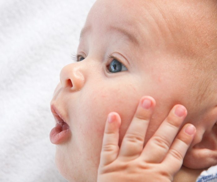 surprised baby